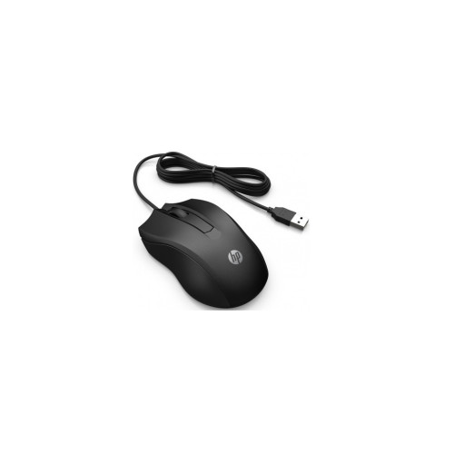Мишка HP 100 USB Black (6VY96AA) – HP (вид 1)