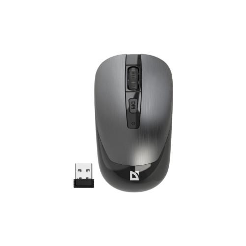 Мышка Defender Wave MM-995 Silent Wireless Grey (52993) – Defender