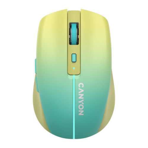 Мышка Canyon MW-44 LED Rechargeable Wireless/Bluetooth Yellow Blue (CNS-CMSW44UA) – CANYON (вид 2)