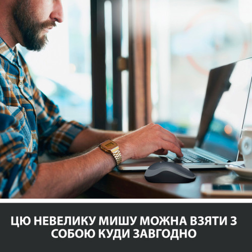 Мышка Logitech M185 swift grey (910-002238) – Logitech (вид 2)