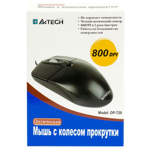 Мышка A4Tech OP-720 Black-PS/2 – A4tech (вид 2)