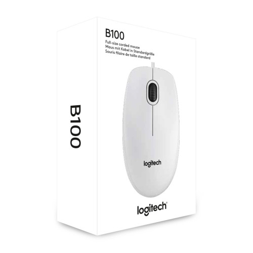 Мышка Logitech B100 White (910-003360) – Logitech (вид 2)