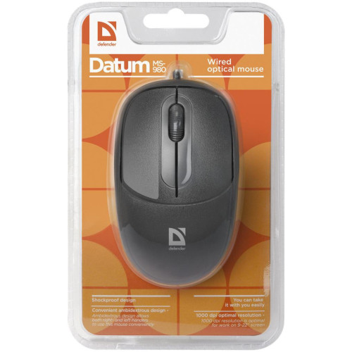 Мышка Defender Datum MS-980 Black (52980) – Defender (вид 1)