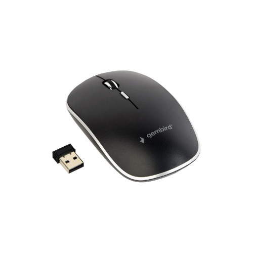 Мишка Gembird MUSW-4B-01 Black (MUSW-4B-01) – Gembird (вид 1)