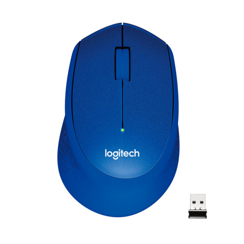 Мышка Logitech M330 Silent plus Blue (910-004910) – Logitech