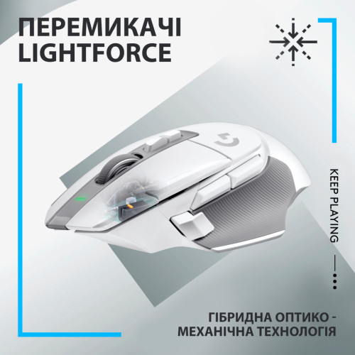 Мышка Logitech G502 X Lightspeed Wireless White (910-006189) – Logitech (вид 1)