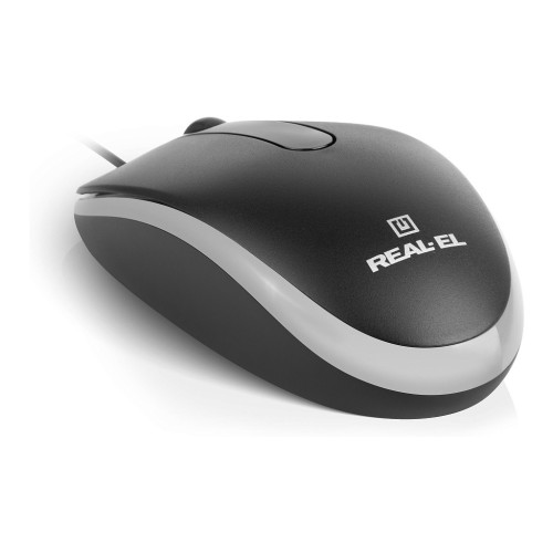 Мышка REAL-EL RM-215 USB Black/Gray (EL123200037) – REAL-EL (вид 2)