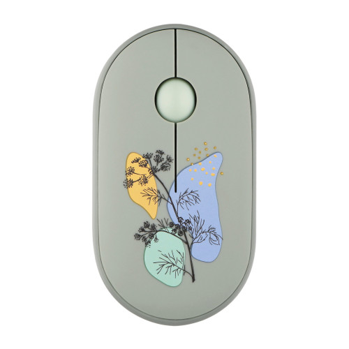 Мышка 2E MF300 FLORADILL Silent Wireless/Bluetooth Green (2E-MF300WFLORAGN) – 2E