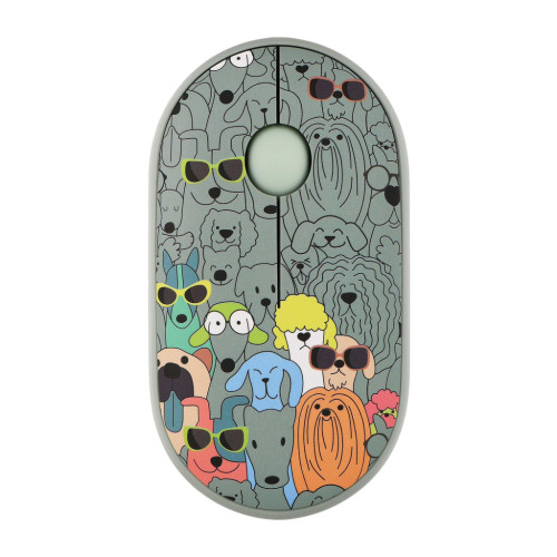 Мишка 2E MF300 PETSDOGS Silent Wireless/Bluetooth Green (2E-MF300WPETSGN) – 2E