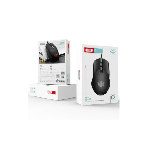 Мишка XO M1 RGB USB Black (XO-M1-BK) – XO (вид 1)