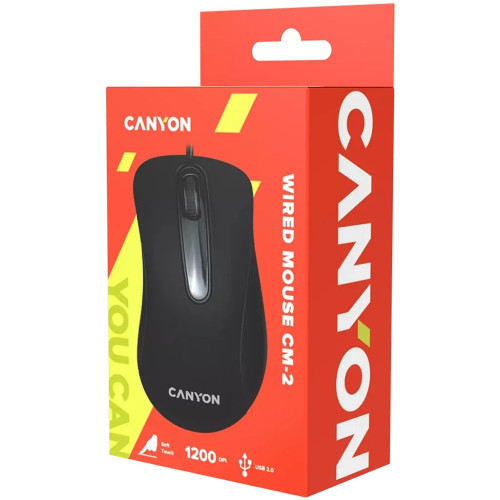 Мишка Canyon CNE-CMS USB Black (CNE-CMS2) – CANYON (вид 2)