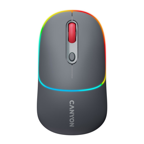 Мышка Canyon MW-22 Dual Band RGB Wireless Dark Grey (CNS-CMSW22DG) – CANYON
