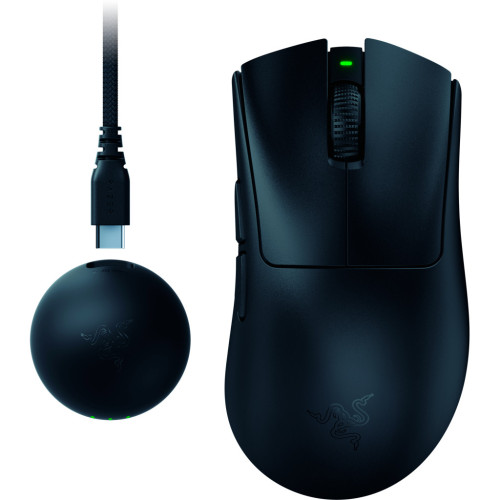 Мышка Razer DeathAdder V4 Pro Wireless/USB Black (RZ01-05330100-R3G1) – Razer