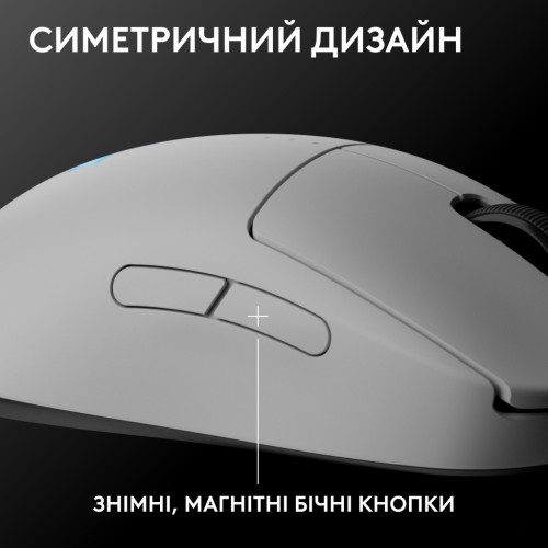 Мишка Logitech G Pro 2 Lightspeed Wireless White (910-007302) – Logitech (вид 1)
