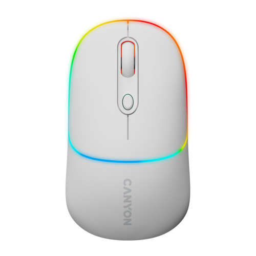 Мишка Canyon MW-22 Dual Band RGB Wireless Snow White (CNS-CMSW22SW) – CANYON