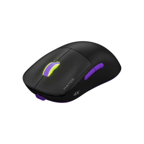 Мишка Hator Quasar 2 Ultra 4K Wireless/Bluetooth/USB Black/Lilac (HTM570BL) – Hator (вид 1)