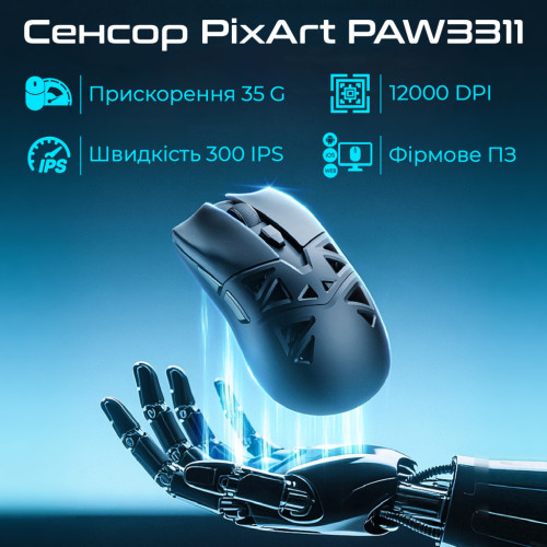 Мишка RAWM SA-SL01C Wireless/Bluetooth White (SA-SL01C.white) – RAWM (вид 1)