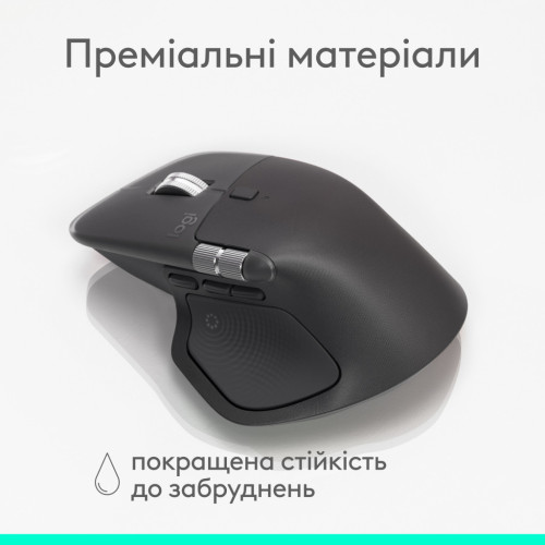 Мышка Logitech MX Master 4 for Business Wireless/Bluetooth Graphite (910-007617) – Logitech (вид 2)
