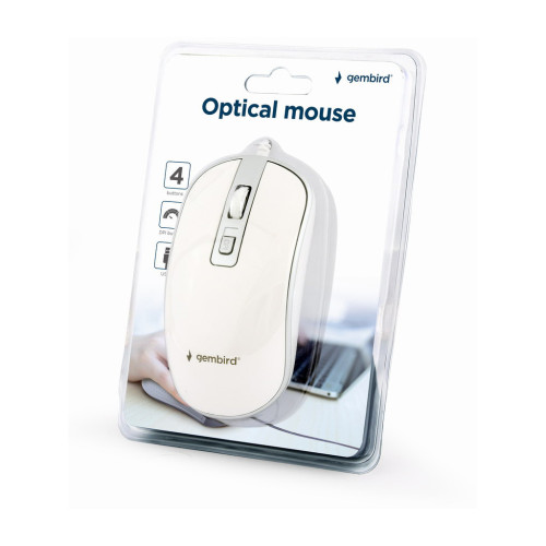 Мышка Gembird MUS-4B-06-WS USB White/Grey (MUS-4B-06-WS) – Gembird (вид 2)