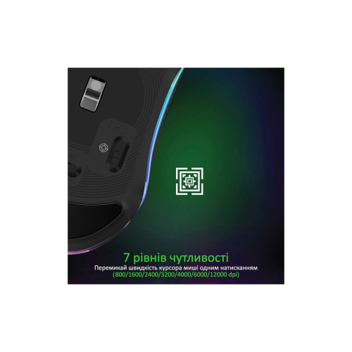 Мишка Vertux Phoenix USB Black (phoenix.black) – Vertux (вид 2)