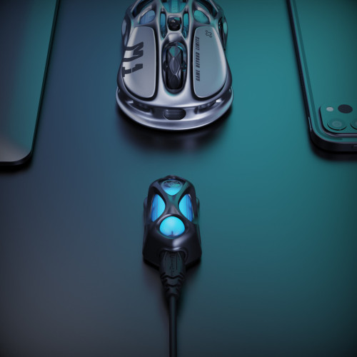 Мышка GravaStar Mercury M1 Pro magnesium alloy body BT/WL/USB-A RGB Gunmetal Gray (GRAVASTARM1PRO_GRY) – GravaStar (вид 1)