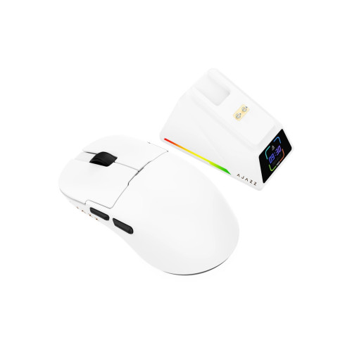 Мишка Ajazz AJ159 APEX Wireless/Bluetooth/USB White (AJM159-A-W) – Ajazz (вид 1)