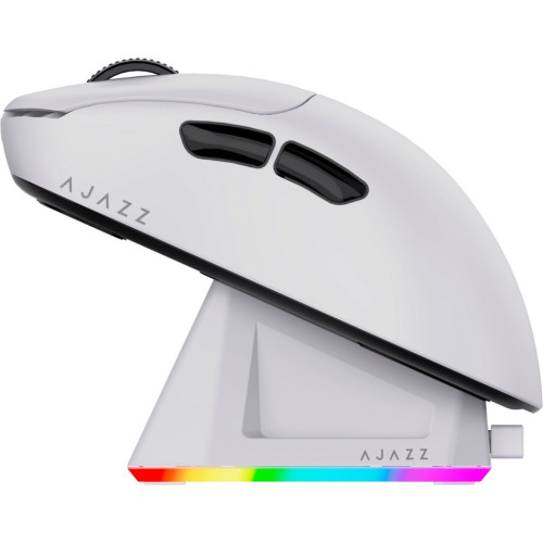 Мышка Ajazz AJ179P MC Charging Dock Wireless/Bluetooth/USB White (AJ179P-MC-W) – Ajazz (вид 1)