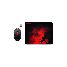 Мышка Defender M601WL-BA Wireless + mouse pad Black/Red (78227)