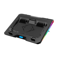 Подставка для ноутбука IceCoorel 10-15.6", 2*60mm 2800 RPM, USB2.0+LCD+speed control., 400x350x45mm (A3)