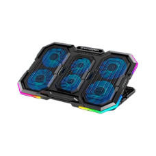 Подставка для ноутбука IceCoorel 14-18", 4*95mm 1200 RPM + 2*70mm 2500 RPM, 2*USB, 400x260x30mm, RGB (N6)