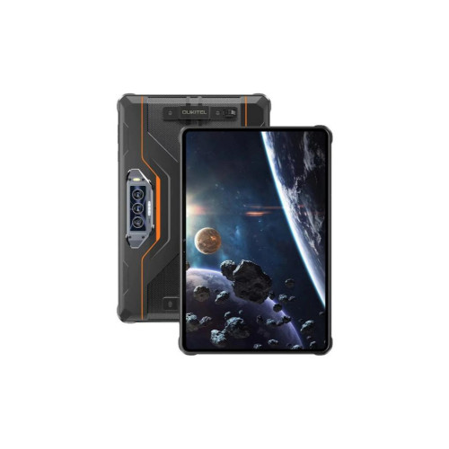 Планшет OUKITEL RT8 6/256GB Dual Sim Black-Orange with hand (6931940756396) – OUKITEL