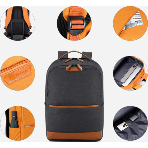 Рюкзак для ноутбука Tavialo 15.6" PORTA TD20 gray, 20L (222224005) – Tavialo (вид 1)
