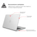 Чехол для ноутбука Armorstandart 13.6" MacBook Air M4/M3/M2 (A3240/A3113/A2681) White Matte Shell (ARM76106) – Armorstandart (вид 1)