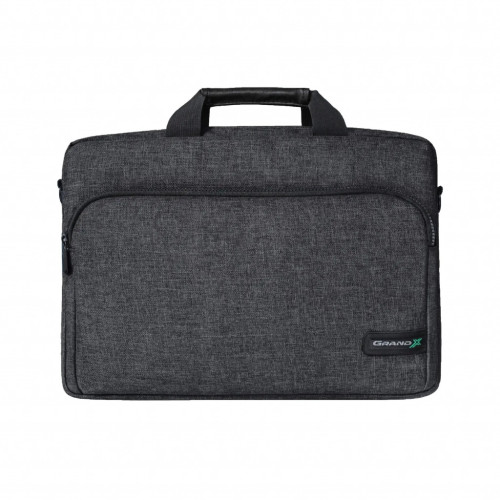 Сумка для ноутбука Grand-X 14'' SB-148 soft pocket Dark Grey (SB-148D) – Grand-X (вид 1)