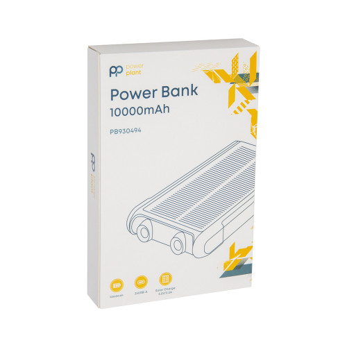 Батарея універсальна PowerPlant 10000mAh, USB-A*2, + Solar 5.5V-0,2A (PB930494) – PowerPlant (вид 2)