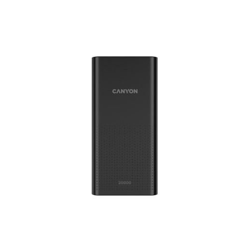 Батарея универсальная Canyon 20000mAh, Input 5V/2A, Output 5V/2.1A(Max), Black (CNE-CPB2001B) – CANYON (вид 1)