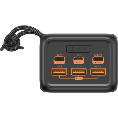 Батарея універсальна Sandberg 50000mAh 130W PD, 3хUSB 3xType-C LED 2W (420-75) – Sandberg (вид 1)
