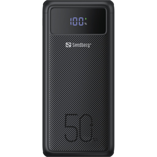 Батарея універсальна Sandberg 50000mAh 130W PD, 3хUSB 3xType-C LED 2W (420-75) – Sandberg (вид 2)