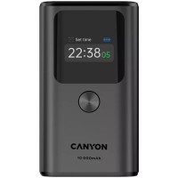 Батарея универсальная Canyon 10000mAh OnPower 130 TFT PD/30W Dark Grey (CNS-CPB130DG)