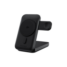 Батарея универсальная Choetech Magnetic Wireless 10000mAh 20W, PD, Qi-2 15W, USB-C, Lightning, Apple Watch charger (B750-CCBK)