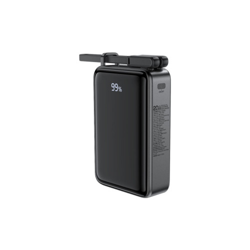 Батарея універсальна Acefast 20000mAh 67W PD/3.0, 20В/3.35A Type-C, USB-A, with cable, Li-ion M4 Black (6974316282723) – Acefast