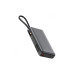 Батарея універсальна Acefast 20000mAh 130W PD, QC/3.0 USB-A+USB-C In/Out,build-in cable M22 Gray (6974316283904) – Acefast (вид 1)