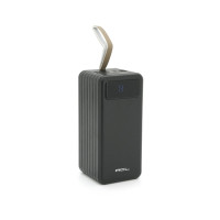 Батарея универсальная ACL 80000mAh, 4xUSB, 4 кабеля(USB/Micro/Type-C/Lighting), 1,4кг, Black (PW-94)