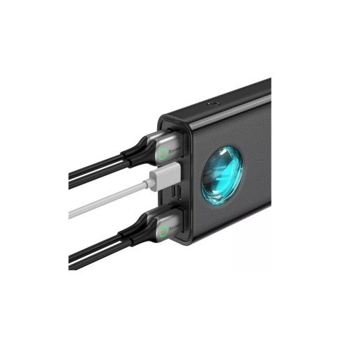 Батарея универсальная Baseus Amblight 30000mAh 65W, 6A, QC3.0, PD3.0, cable Type-C/100W (PPLG-A01) – Baseus (вид 1)