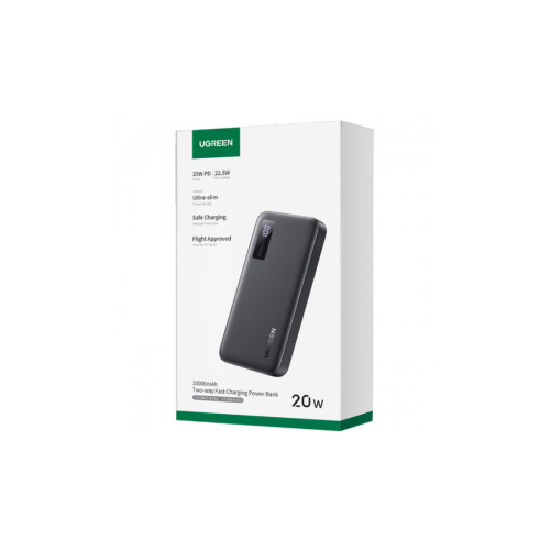 Батарея универсальная Ugreen 10000mAh 20W PD, QC/3.0, USB-A, USB-C Black (PB311) (25742) – UGREEN (вид 2)