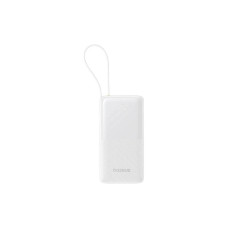 Батарея универсальная Baseus Bipow 2 20000mAh 20W with USB-C cable white (P10077101213-01)