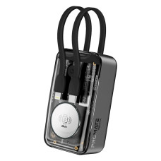 Батарея универсальная Promate 10000mAh PD/35W, iWatch charging (mavrix.black)