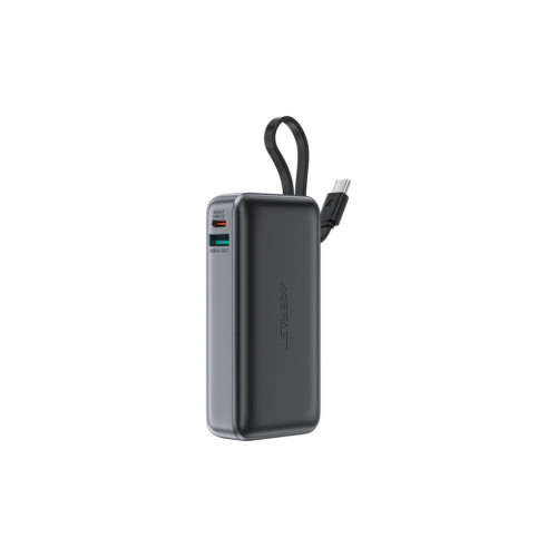 Батарея універсальна Acefast 10000mAh 30W PD, USB-C witch cable, USB-A, Li-Pol, M7 Black (6974316283379) – Acefast