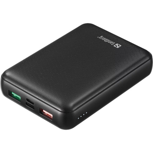 Батарея универсальная Sandberg 15000mAh, PD/45W(20V/2.25A), QC3.0, USB-C, Micro-USB, USB-A*2 (420-66) – Sandberg