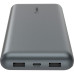 Батарея універсальна Belkin 10000mAh 15W 2xUSB-A, USB-C Gray (BPB011BTGY) – Belkin (вид 2)